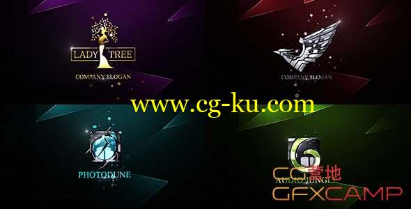 AE模板-虚焦粒子闪烁Logo动画 Elegant Glossy Logo的图片1