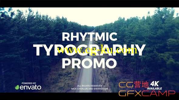 AE模板-文字标题图片视频快闪片头 Typography Promo的图片1