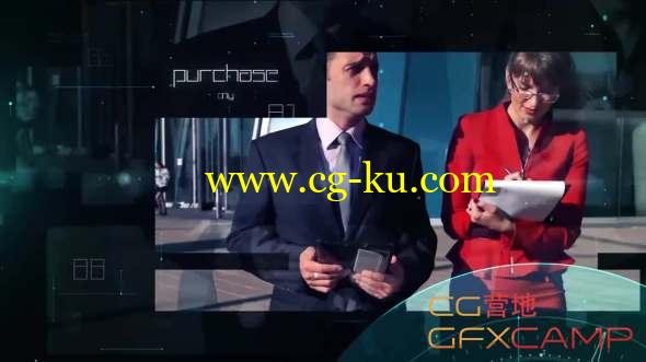 AE模板-科技感公司商务视频包装片头 Motion Array Technology Presentation的图片1