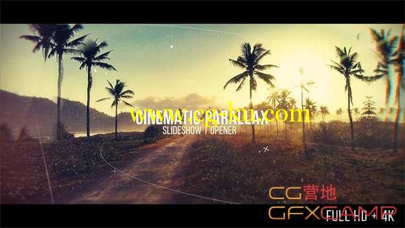AE模板-大气视差幻灯片图片开场 Cinematic Parallax Slideshow的图片1