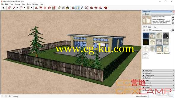 SketchUp基础教程(英文字幕) Lynda - SketchUp 2018 Essential Training的图片1