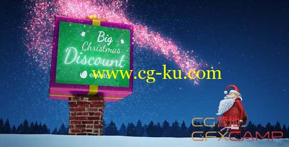 AE模板-三维卡通圣诞老人片头动画 Christmas的图片1