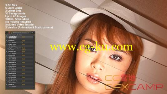 百叶窗转场照片展示 VideoHive Blinds的图片1