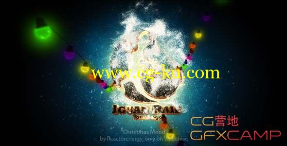 AE模板-三维圣诞节文字动画片头 Christmas Mood的图片1