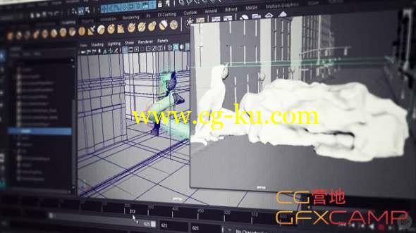 nCloth+Bifrost结合Maya动力学教程 Pluralsight - Maya Dynamics： Combining nCloth and Bifrost的图片1