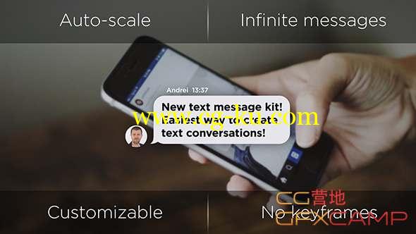 AE模板-短信对话框气泡生成动画 Text Message Generator的图片1