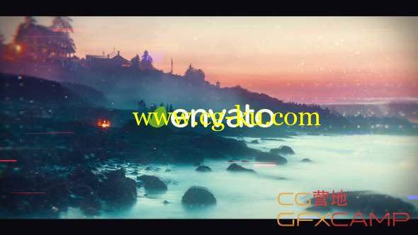 AE模板-科技感信号损坏图片开场片头 Glitch Effect Opener的图片1