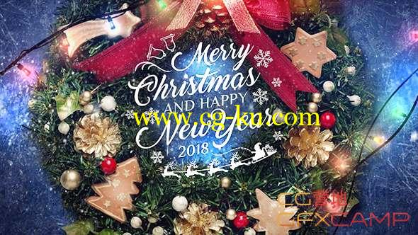 AE模板-圣诞节图片视频片头开场 Christmas的图片1
