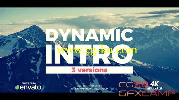 AE模板-动态笔刷遮罩图片开场 Dynamic Brush Intro﻿的图片1