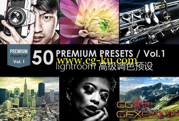 50个Lightroom调色预设 GraphicRiver–50 Premium Lightroom Presets Vol.1的图片1