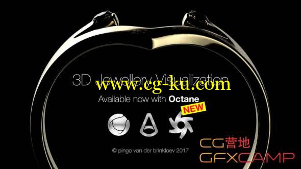 C4D戒指建模渲染教程 Inlifethrill 3D Jewellery Visualization的图片1