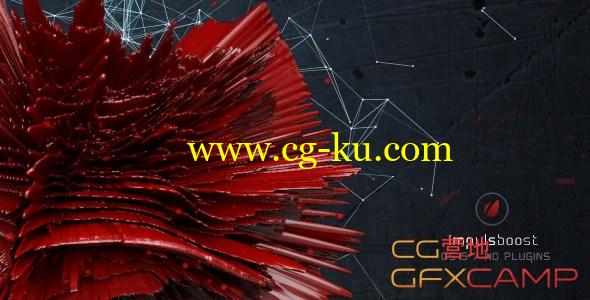 抽象点线Logo展示 VideoHive Impuls Boost Logo的图片1