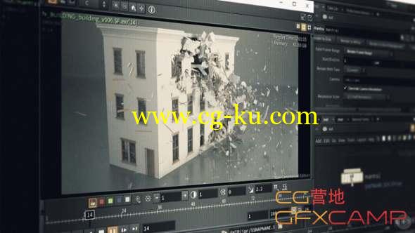 Houdini建筑楼房倒塌破碎教程 Pluralsight - Architectural Destruction in Houdini的图片1