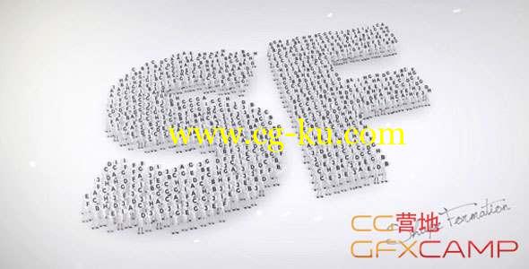 AE模板-三维人物举牌树木汇聚文字Logo动画 Shape Formation的图片1