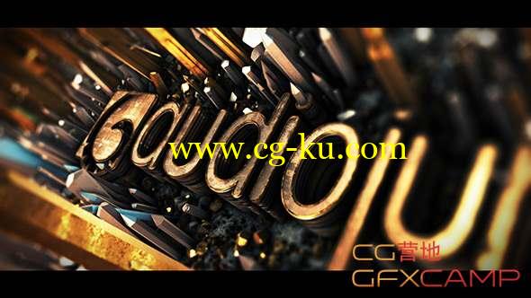 AE模板-三维晶体Logo动画 Cinematic Crystal Logo Reveal的图片1