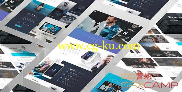 AE模板-公司商品网站宣传介绍 Website Presentation的图片1