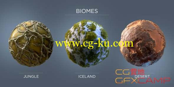 Substance丛林地表沙漠材质预设 Substance Source - Signature Materials by Daniel Thiger的图片1