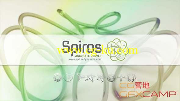 3DS MAX弯曲图形插件 Spiros V1.0 for 3DS MAX 2012 - 2018的图片1