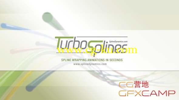 3DS MAX路径生成编辑插件 TurboSplines V1.03 for 3DS MAX 2012 - 2018的图片1