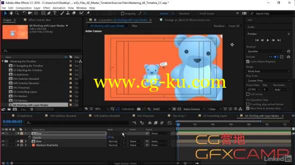 时间线处理AE教程(英文字幕) Lynda - After Effects Guru: Mastering the Timeline的图片1