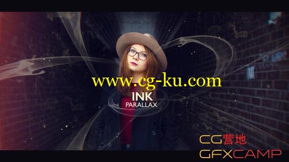 AE模板-三维视差图片开场 Ink Parallax的图片1