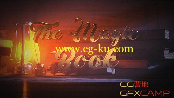 AE模板-魔法翻书图片视频片头动画 The Magic Book的图片1