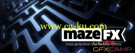 AE迷宫线路图制作脚本 Aescripts mazeFX v1.0的图片1