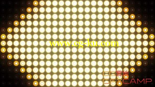 18组大屏幕舞台LED灯光视频素材 VJ Light Panel Backgrounds的图片1