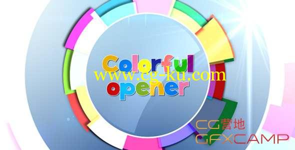 AE模板-小孩儿童彩色栏目片头包装 Kids Colorful Opener的图片1