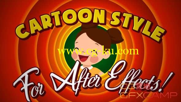 卡通风格文字元素制作AE脚本 Cartoon Style的图片1