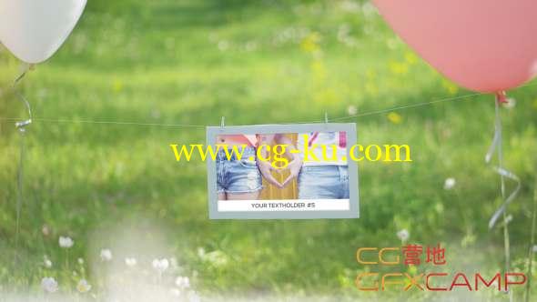 AE模板-实拍悬挂相册照片展示 Photo Gallery - Our Happy Day的图片1