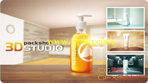 AE模板-三维商品展示动画 3D Packshot Studio的图片1
