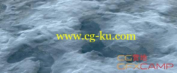 Substance融雪材质预设 Gumroad - Daniel Thiger Melting Snow的图片1