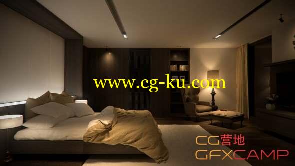 Maya Vray室内灯光渲染教程 Gumroad - V-Ray Interior Lighting with Ian Ruhfass的图片1