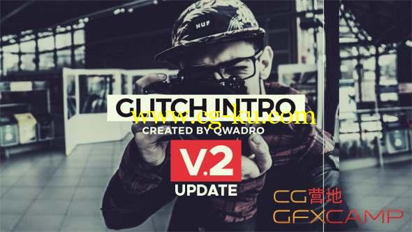 AE模板-现代时尚噪波片头包装 Modern Glitch Intro的图片1