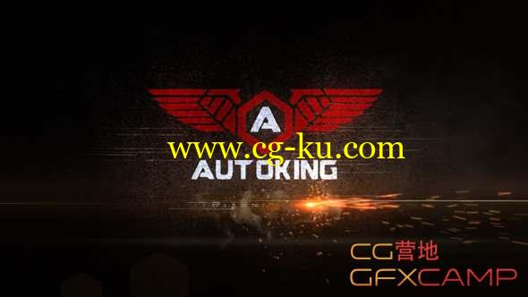 AE模板-速度感文字Logo动画 Speed Logo Reveal的图片1