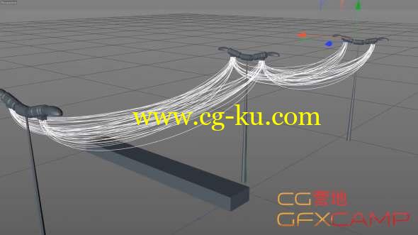 C4D杂乱点线线条制作插件 Topowire 1.0 For Cinema 4D R14-R19 Win/Mac + 使用教程的图片1