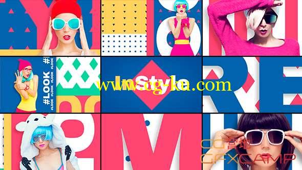 AE模板-多彩时尚视频栏目包装片头 In Style Fashion Show Package的图片1