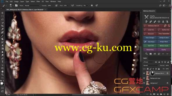 PS人像磨皮美容插件 Delicious Retouch 4.0 For Photoshop CC - CC2018 Win/Mac + 使用教程的图片1