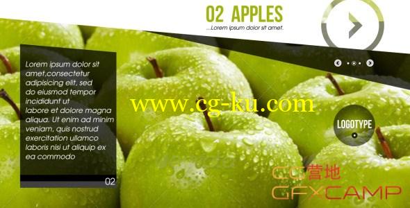AE模板-简洁水果商品展示 VideoHive Fruits Slideshow的图片1