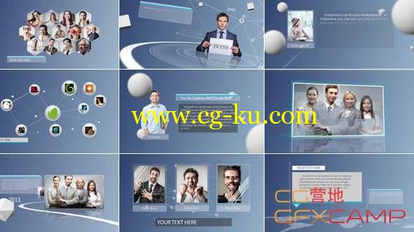 AE模板-干净简洁商务片头栏目包装 Clean & Simple Corporate Presentation的图片1