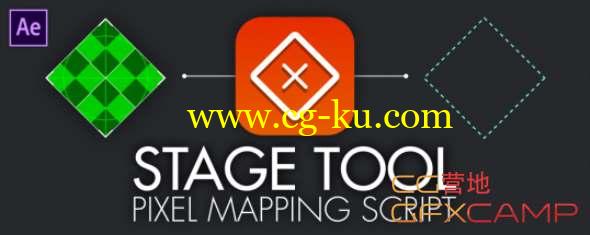 LED大屏幕VJ素材映射对齐AE脚本 Aescripts stageTool V1.0 + 使用教程的图片1