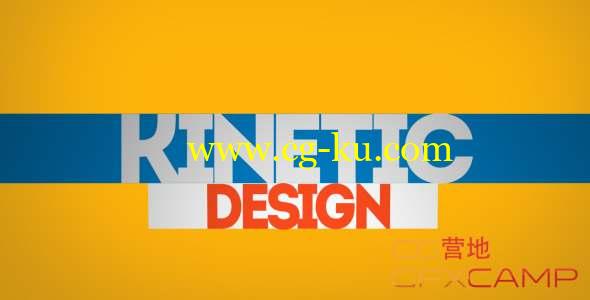 AE模板-创意运动文字片头动画 Kinetic Typo的图片1