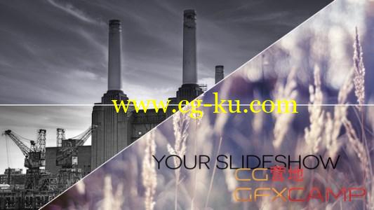 AE模板-分割照片展示 VideoHive Abstract Slideshow的图片1