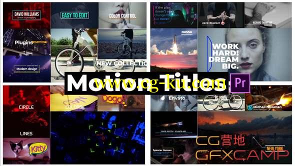 32组Premiere文字标题字幕条动画预设 Motion Titles的图片1