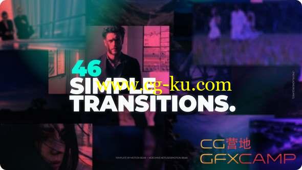 AE模板-46组图形动画转场 Transitions的图片1