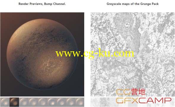 50张污迹2K贴图材质 TFM - Grunge Pack的图片1