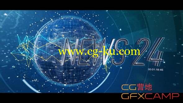 AE模板-新闻栏目包装片头 News的图片1