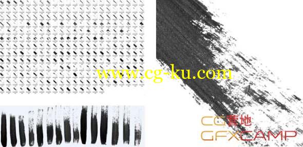 280张笔刷4K材质贴图 TFM - Brush Pack的图片1