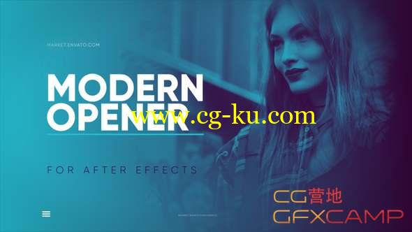 AE模板-个性化时尚视频包装片头 Modern Opener的图片1